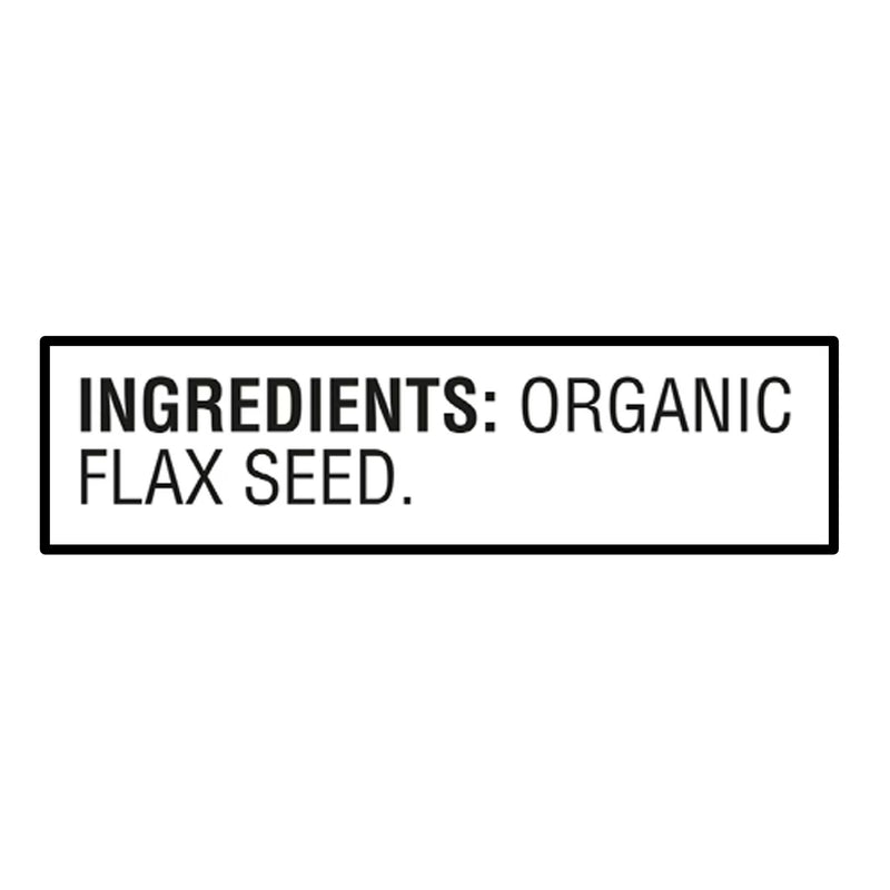 Great Value Organic Whole Flax Seed, 22 oz
