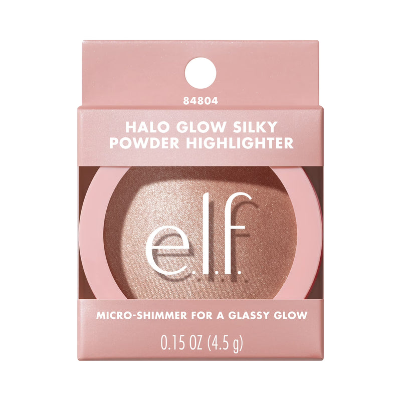 e.l.f. Halo Glow Silky Powder Highlighter, Blush Money, 0.15oz