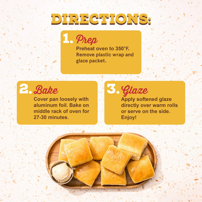 Texas Roadhouse Mini Rolls with Honey Cinnamon Glaze, 12 Count