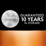 Duracell 2032 Lithium Coin Battery 3V, CR2032 Battery, Bitter Coating Discourages Swallowing, 4 Pack