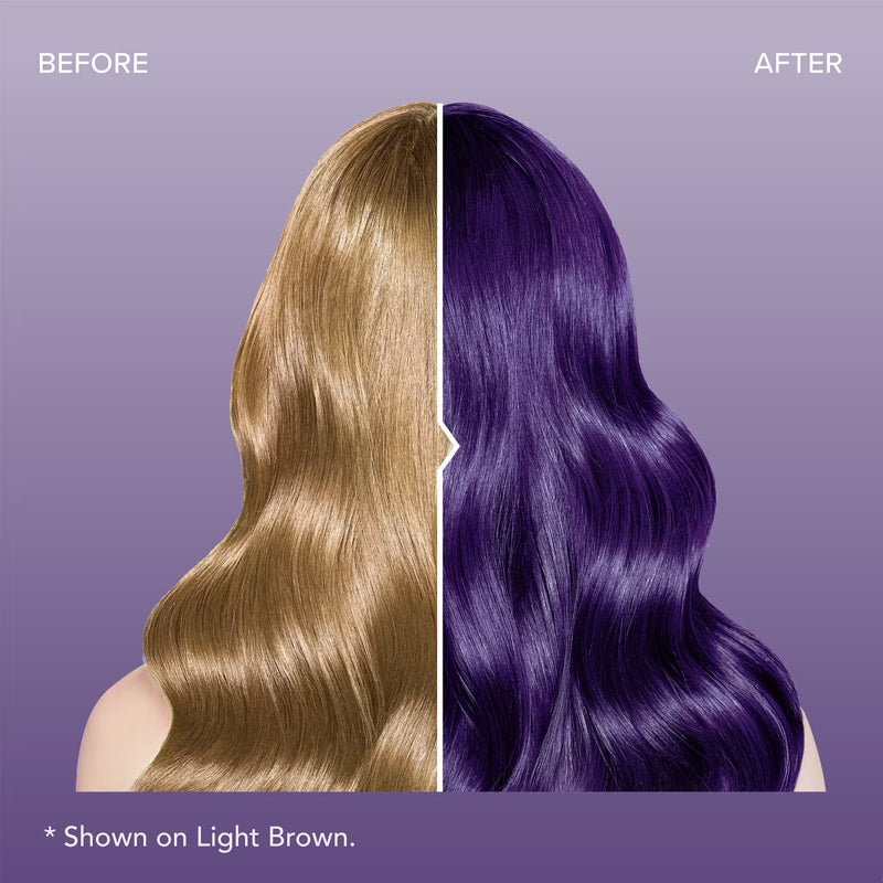 Splat Midnight Tanzanite Hair Dye Kit, Semi-Permanent Purple Hair Color for Brunettes