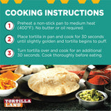 Tortilla Land Ready to Cook Soft Taco Size Flour Tortillas, 30 oz, 18 Count