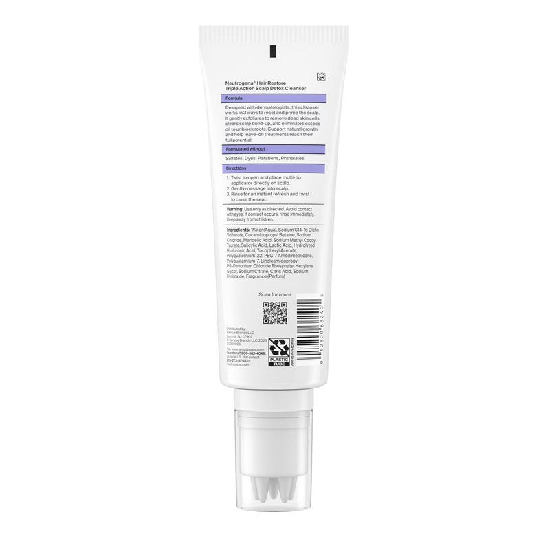 Neutrogena Hair Restore Detox Cleanser, 8 fl oz