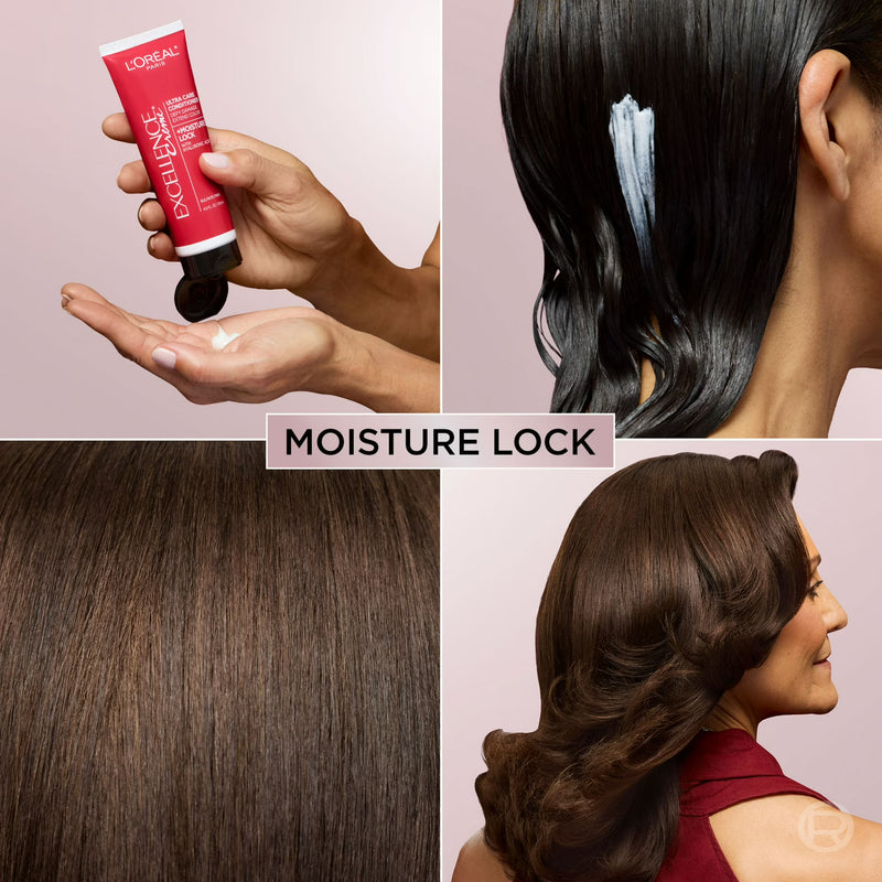 L'Oreal Paris Excellence - Hair Color Moisture Lock Ultra Care Conditioner, 4 fl oz