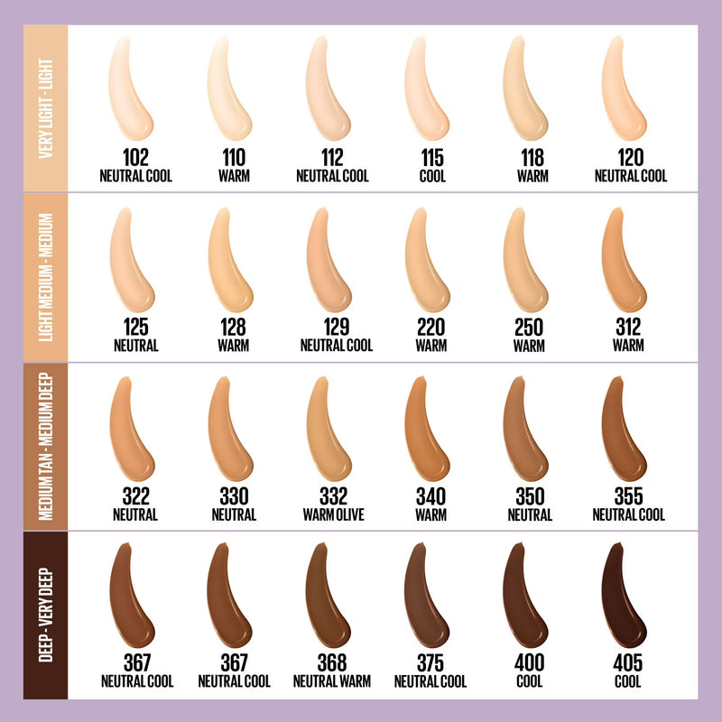 Maybelline Super Stay Lumi-Matte Foundation Makeup, 120, 1 fl oz