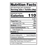 Great Value Small Fajita Flour Tortillas, 26 oz, 20 Count