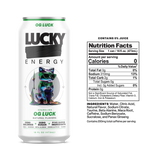 Lucky Energy Sugar Free Energy Drinks 16 fl oz Can, OG Luck with Maca, Ginseng, Taurine, Beta-Alanine, 200mg Caffeine, Zero Calories
