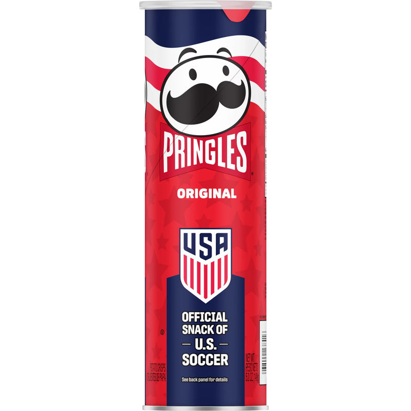 Pringles Original Potato Crisps Chips, Lunch Snacks, 5.2 oz Canister