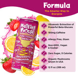 Melting Forest Mushroom Energy Drink Strawberry Lemonade 12 Pack