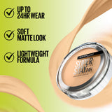 Maybelline Super Stay Powder Foundation Makeup, Soft Matte Finish, 128, 0.21 oz
