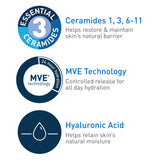 CeraVe Hydrating Facial Cleanser for Normal to Dry Skin, Daily Face Wash for Dryness, 16 fl oz