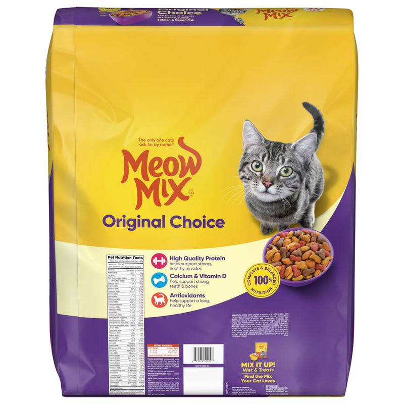 Meow Mix Original Choice Dry Cat Food, 30 lb. Bag