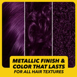 got2b Metallics Permanent Hair Dye, M69 Amethyst Chrome, Hair Color for Women & Men, 1 Kit