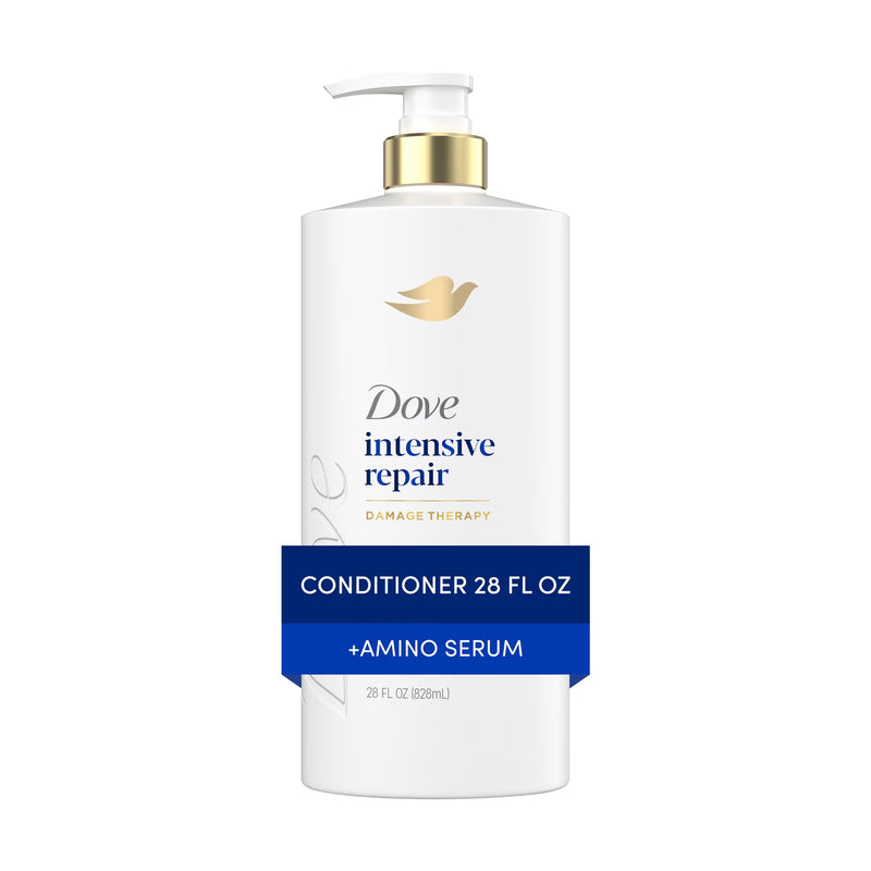 Dove Conditioner for Damaged Hair Intensive Repair with Bio-Protein Care Technology and Amino Serum, 28 Fl Oz