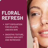 St. Ives Gentle Smoothing Face Scrub Rose Water & Aloe Vera Made with 100% Natural Exfoliants, Paraben Free, Oil-Free, Dermatologist Tested, 6 fl oz