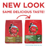 Purina ONE Plus Dry Dog Food for Adult Dogs, Real Protein Rich Natural Lamb & Rice Formula, 40lb Bag