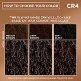 Garnier Nutrisse 0% Ammonia Glossy Curl Nourishing Permanent Hair Color Kit, CR4 Dark Brown, 1 Kit