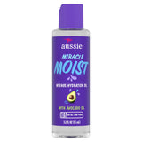 Aussie Miracle Moist Intense Hydration Hair Oil with Jojoba Oil, for Dry and Damaged Hair, 3.2 fl oz