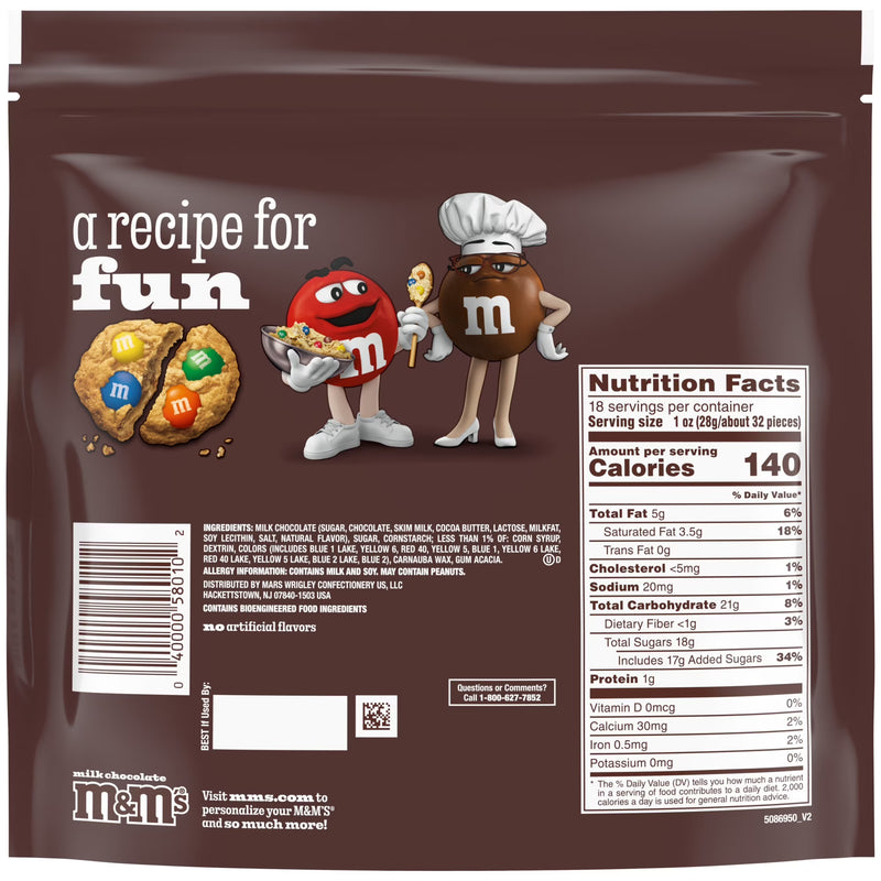 M&M'S Milk Chocolate Candy, Sharing Size (10 oz)