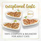 Purina Fancy Feast Grilled Kitten Food, Wet Cat Food, Poultry & Beef, 3 oz Cans