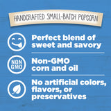 G.H. Cretors Handcrafted Small-Batch Cheese & Caramel Popcorn Mix, 7.5 oz, Gluten-Free Snack