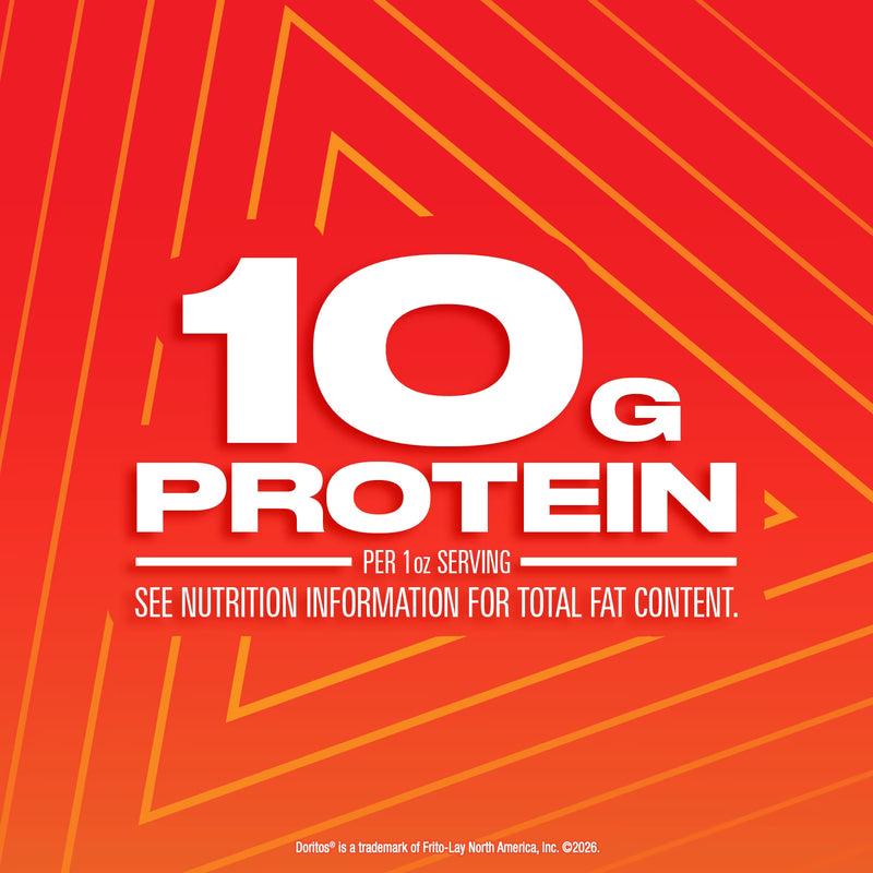 Doritos Protein Nacho Cheese Tortilla Chips Bag, 7 oz