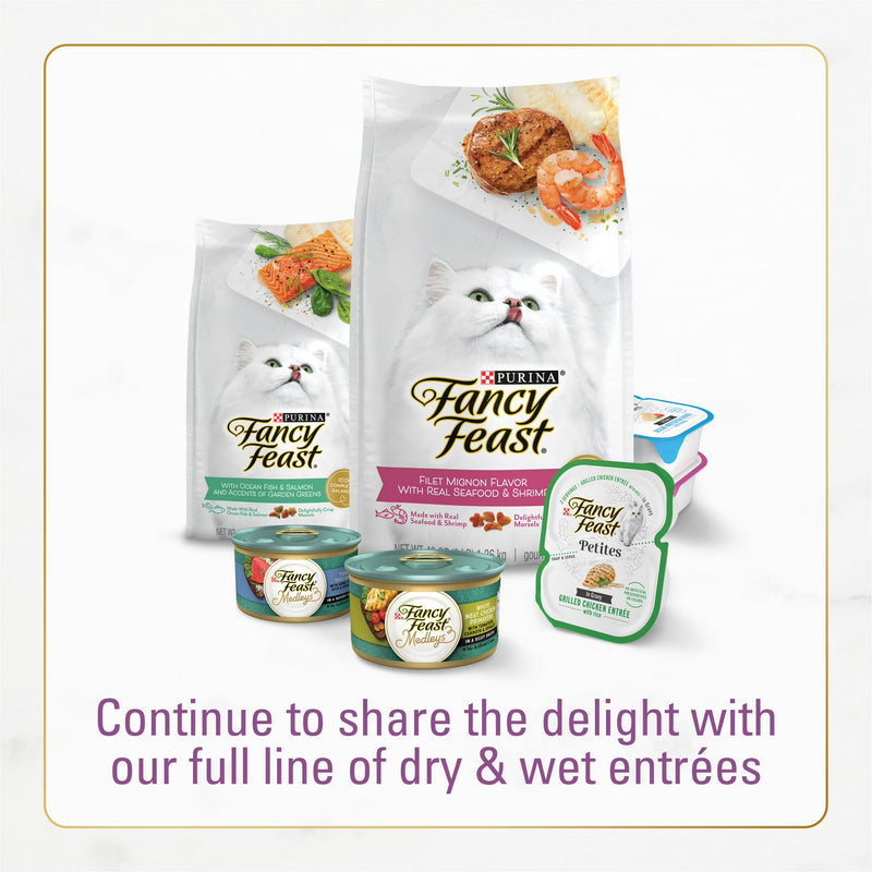 Purina Fancy Feast Dry Cat Food with Savory Farm-Raised Chicken and Turkey, 7 lb.
