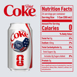 Diet Coke Soda Pop Cans, 12 fl oz, 24 Pack