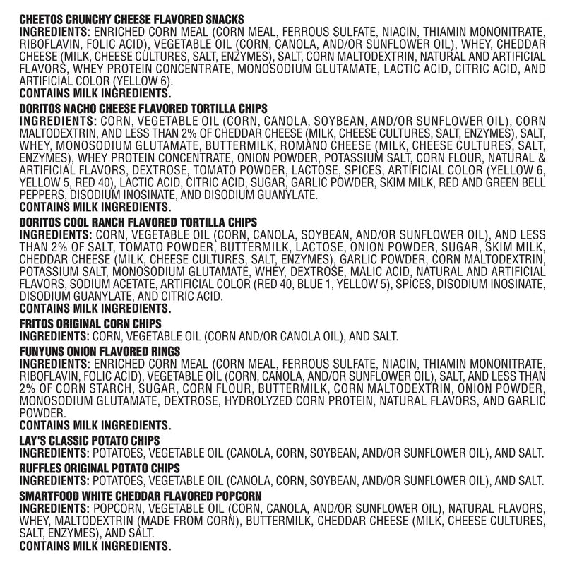 Frito-Lay Flavor Mix Variety Pack Snack Chips, 42 Count Multipack