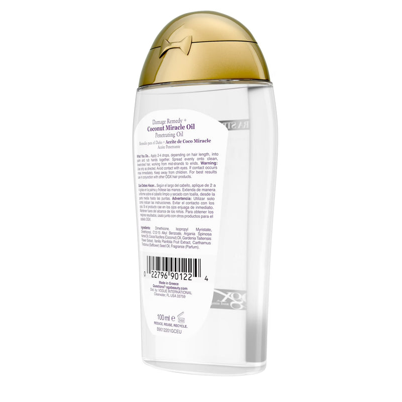 Coconut Miracle Oil Penetrating Hair Oil Treatment