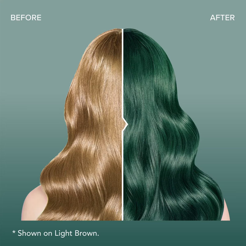 Splat Midnight Jade Hair Dye Kit, Semi-Permanent Green Hair Color for Brunettes, Vegan