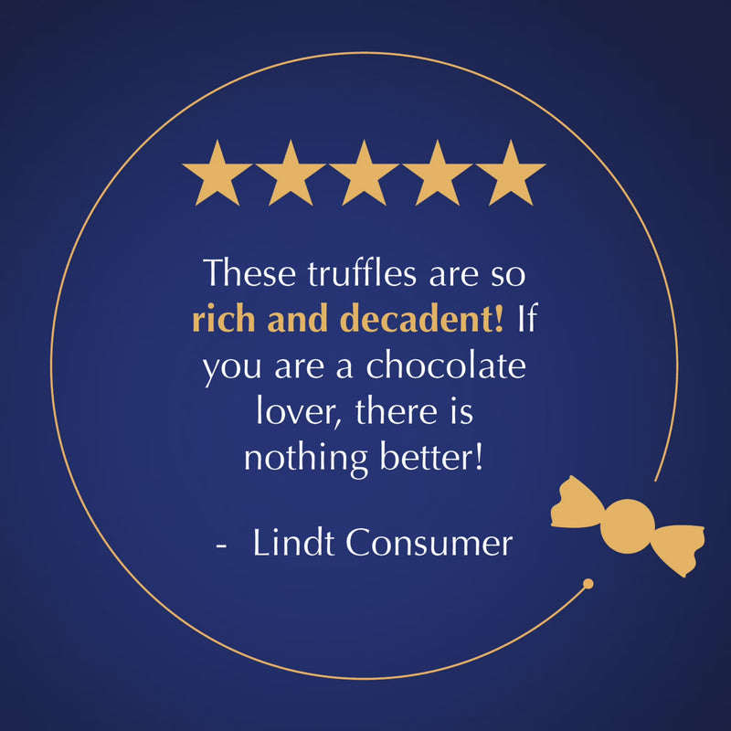 Lindt LINDOR Dark Chocolate Candy, 5.1 oz Bag