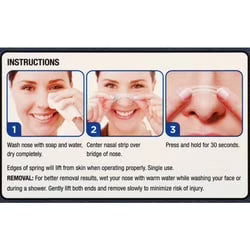 Equate Sensitive Skin Clear Nasal Strips, 30 Count, Compare to Breathe Right® Clear Nasal Strips