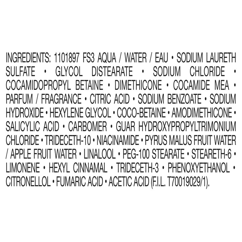Garnier Fructis Grow Strong Fortifying Shampoo with Active Fruit Protein, All Hair Types, 33.8 fl oz