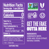Zevia Zero Sugar, 0 Calorie Grape Soda, 12 fl oz (Pack of 24