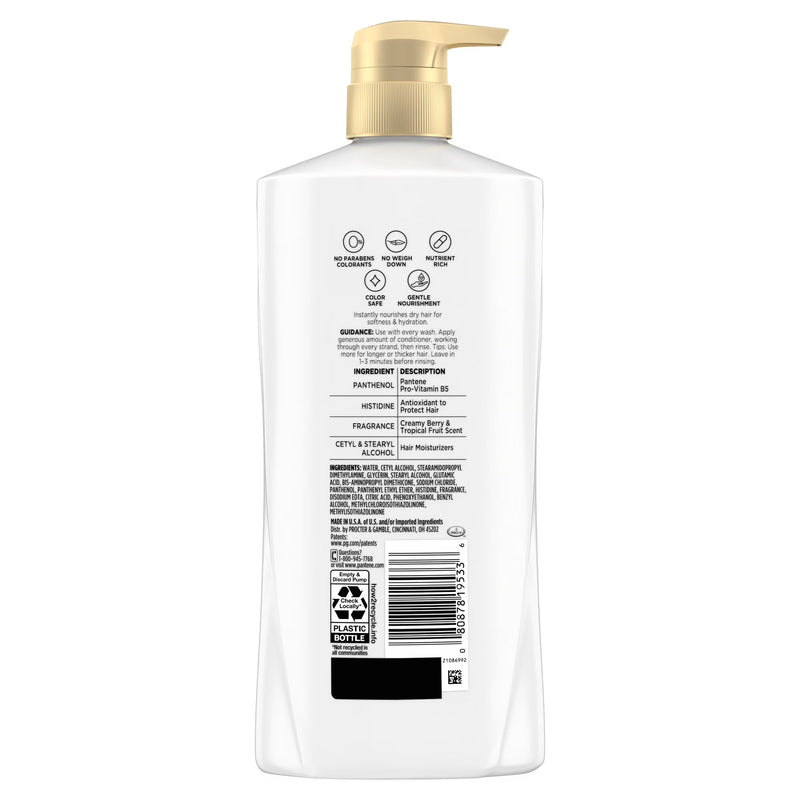 Pantene Pro-V Conditioner Daily Moisture Renewal, All Hair Types, 25.1 fl oz