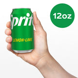 Sprite Lemon-Lime Caffeine Free Soda Pop Cans, 12 fl oz, 24 Pack