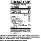 Dr Pepper Zero Sugar Soda Pop, 12 fl oz, 12 Pack Cans