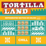 Tortilla Land Ready to Cook Soft Taco Size Flour Tortillas, 30 oz, 18 Count