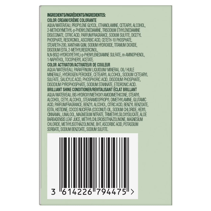 Clairol Natural Instincts Demi-Permanent Hair Color Creme, 6 Light Brown, Hair Dye, 1 Application