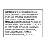 Great Value Apples and Cinnamon Instant Oatmeal, 1.23 oz, 20 Count