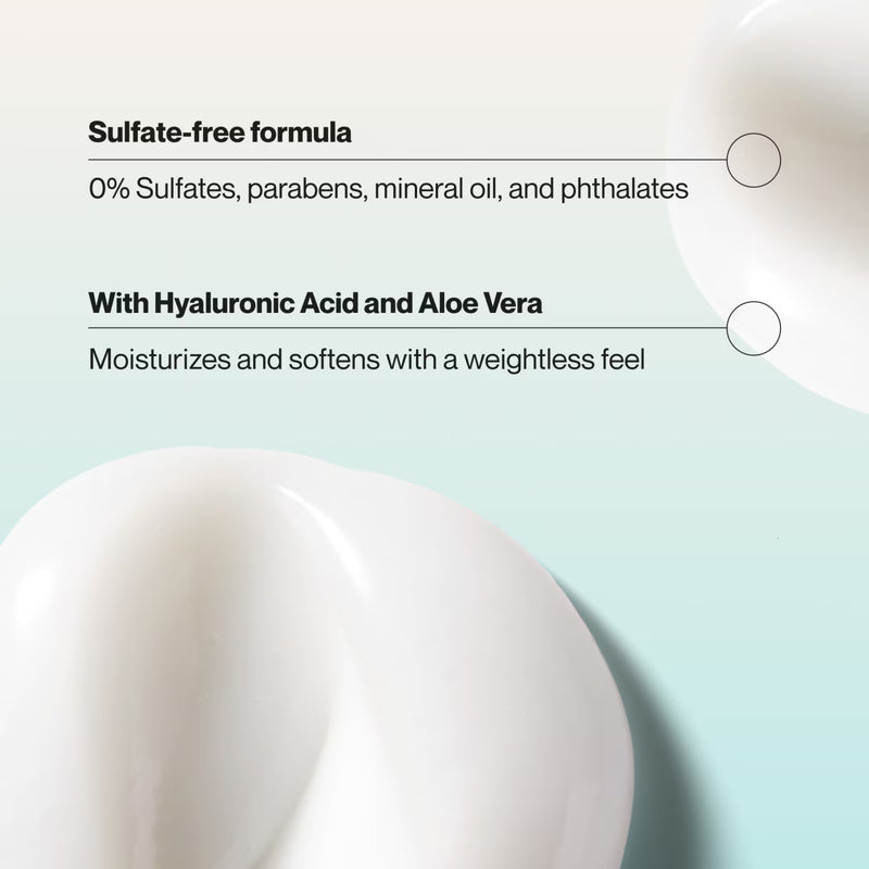 Suave Moisture Repair Sulfate-Free Conditioner with Hyaluronic Acid & Aloe Vera, 18 FL OZ