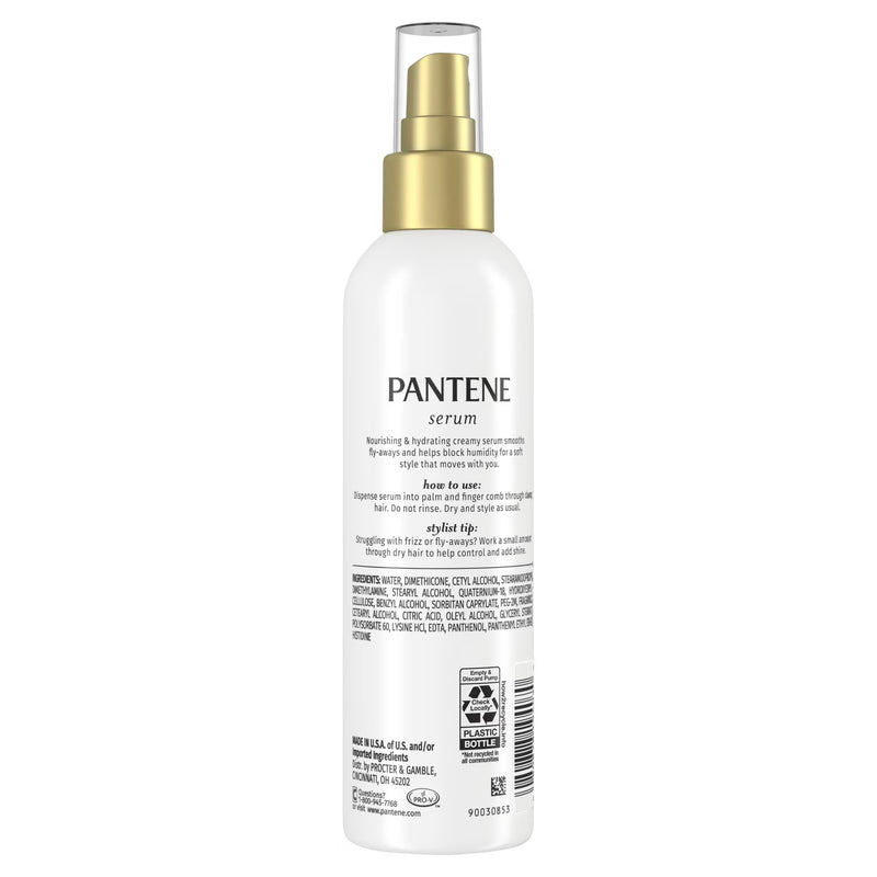 Pantene Pro-V Smooth Hair Hydrating Anti-Frizz Serum, 5.9 oz
