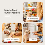 Freshpet Fresh Dog Food, Tender Chicken Recipe, Slice & Serve Roll, 1 lb.