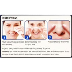 Equate Adhesive Strip Anti-Snoring Nasal Strip for Snoring, Drug-Free, 26 Count