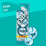 EXTRA Polar Ice Sugar Free Chewing Gum, Cool Mint Flavor, 15 Pieces per Pack, 3 Pack
