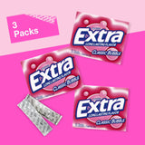 Extra Classic Bubble Sugar Free Chewing Gum - 15 Ct (3 pack)