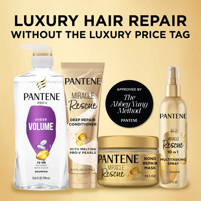Pantene Pro-V Miracle Rescue Deep Repair Conditioner, 8.0 fl oz. for All Hair Types