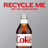 Diet Coke Soda Pop Bottles, 16.9 fl oz, 6 Pack