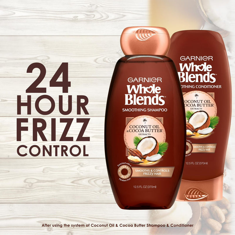 Garnier Whole Blends Smoothing Shampoo and Conditioner Set